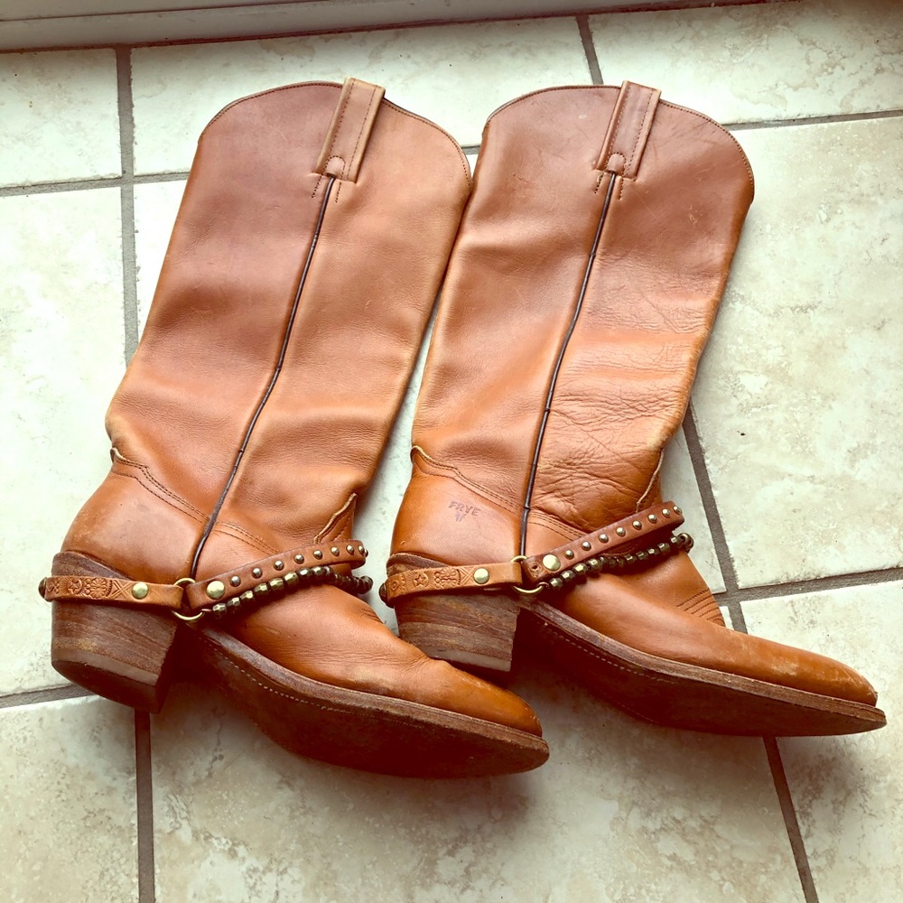 Vintage western Frye leather boots